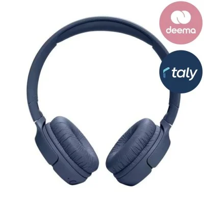 JBL Tune 520BT Wireless Over-Ear Headphones - Blue